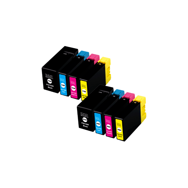 Compatible Canon PGI-1600XL Ink Double Value Pack High Yield