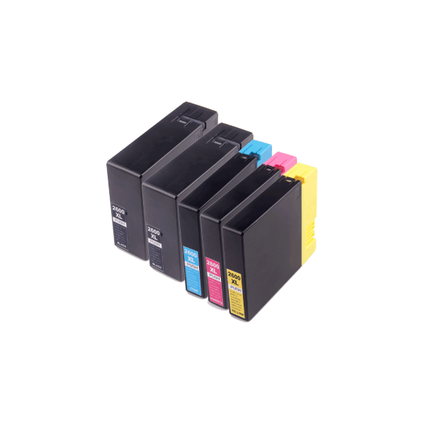 Compatible Canon PGI-2600XL Ink High Yield Value Pack PLUS EXTRA BLACK