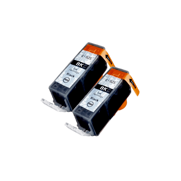 Compatible Canon PGI-525 Black Ink 2 PACK