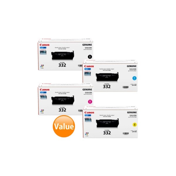 Genuine Canon 332 Toner Value Pack