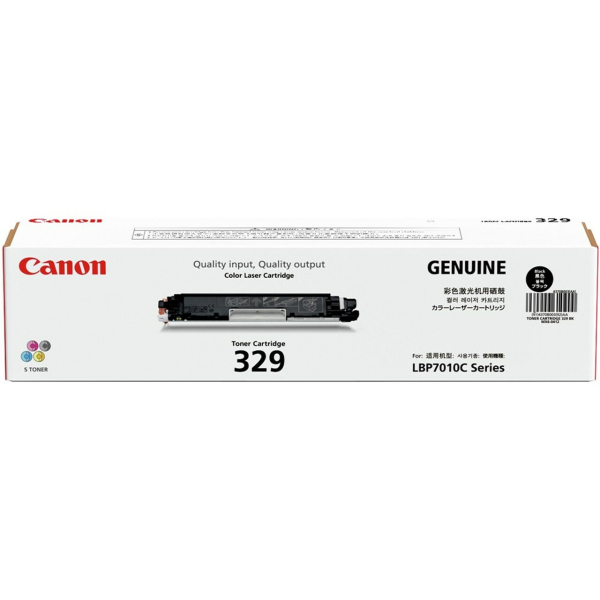 Genuine Canon 329 Black Toner Cartridge