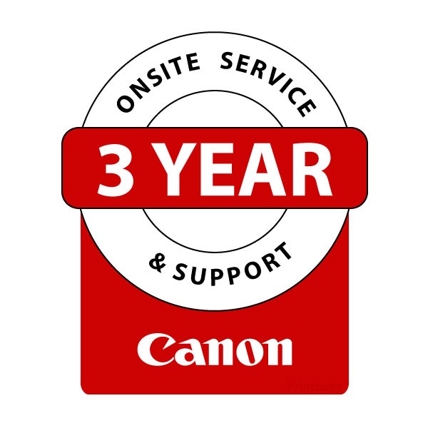 3 Year On-Site Support and Service Pack for Canon TA Technical Machines