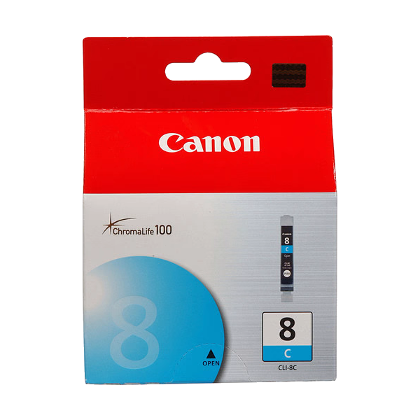 Genuine Canon CLI-8 Cyan Ink Cartridge