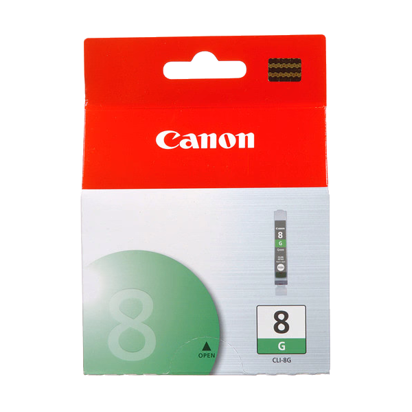 Genuine Canon CLI-8 Green Ink Cartridge