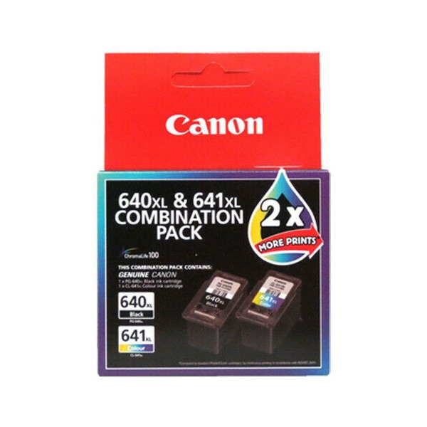 Genuine Canon PG-640XL CL-641XL Ink Cartridge Value Pack