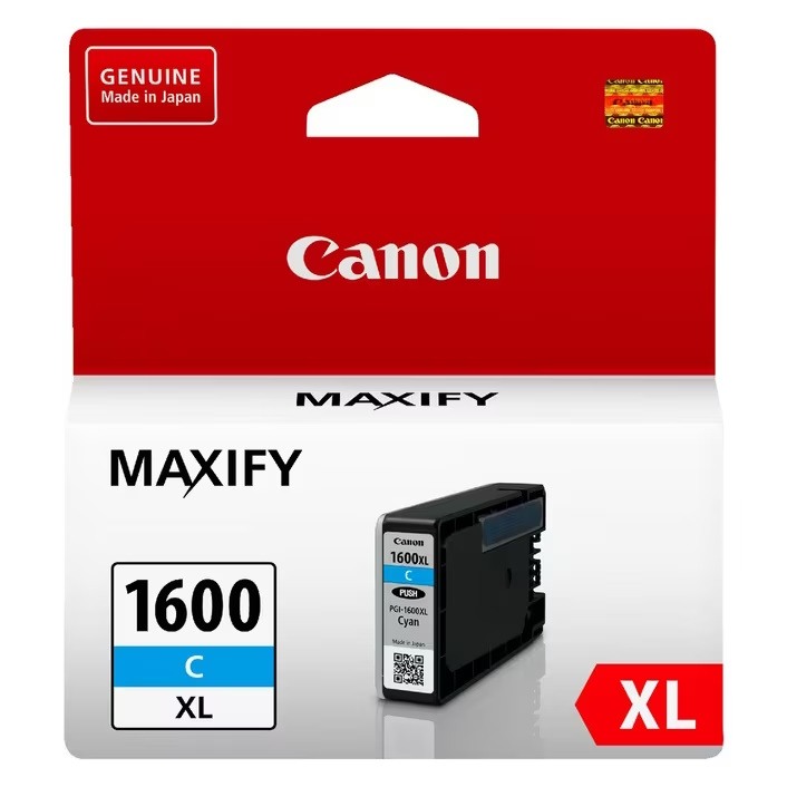 Genuine Canon PGI-1600XLC Cyan Ink Cartridge High Yield