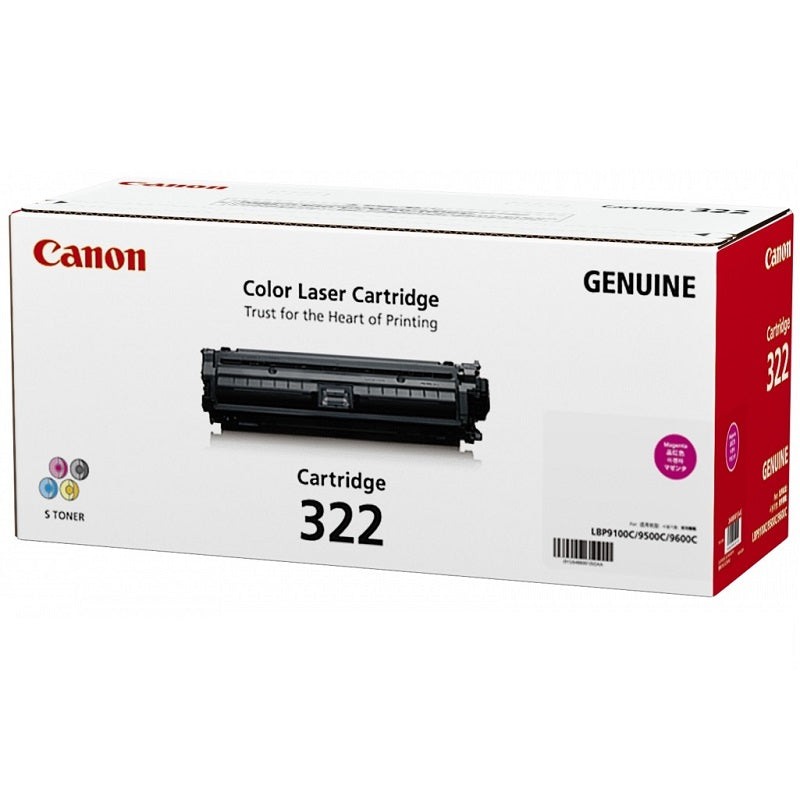 Genuine Canon 322 Magenta Toner Cartridge