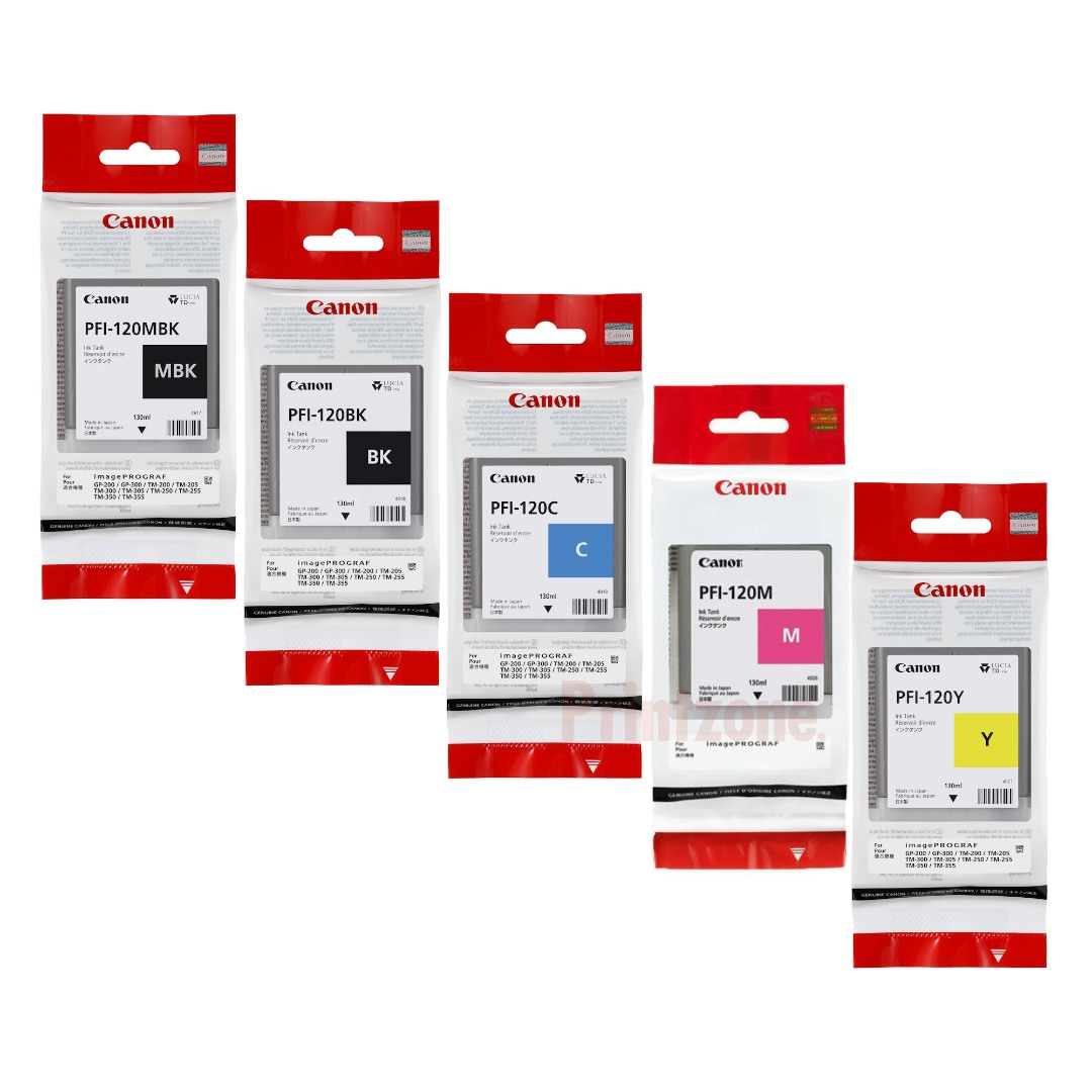 Genuine Canon PFI-120 Ink Value Pack