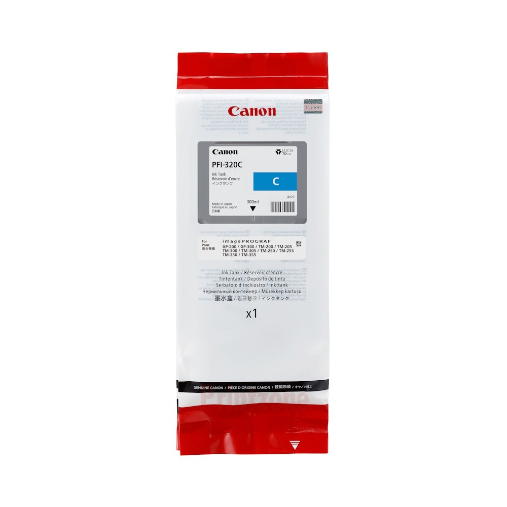 Genuine Canon PFI-320C Cyan Ink 300ml