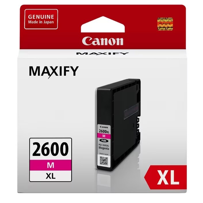 Genuine Canon PGI-2600XLM Magenta Ink Cartridge High Yield