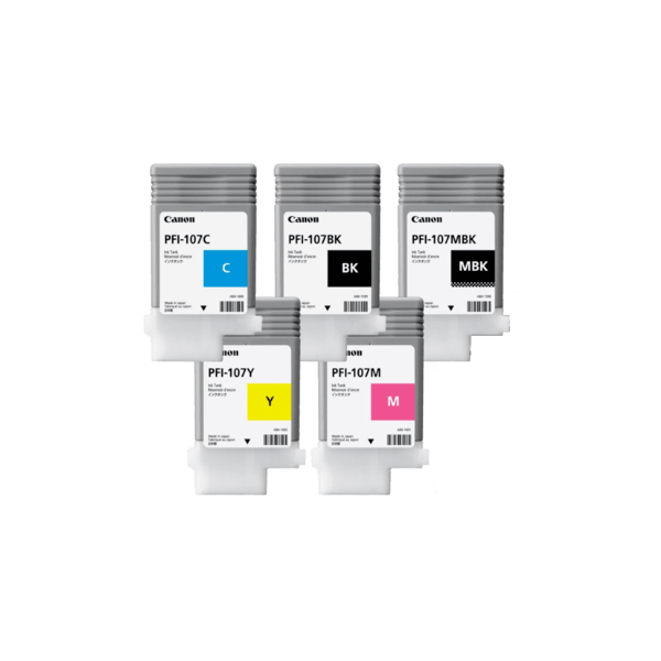 Genuine Canon PFI-107 Ink Cartridge Value Pack