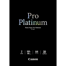 Canon Photo Paper Pro Platinum PT-101 A4 20 Sheets