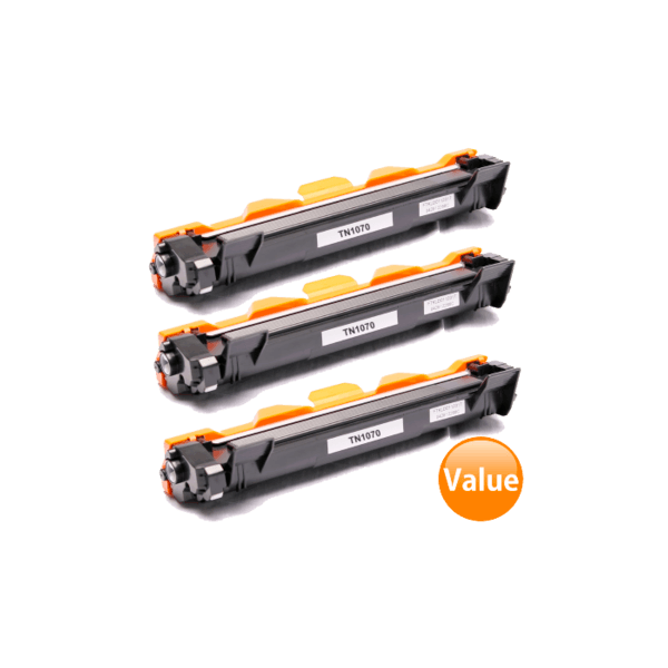 Compatible Brother TN-1070 Toner Cartridge 3 PACK