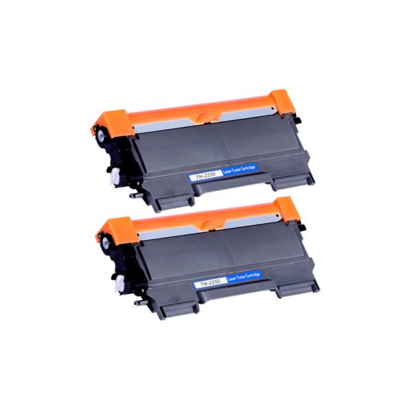 Compatible Brother TN-2250 Toner Cartridge 2 PACK