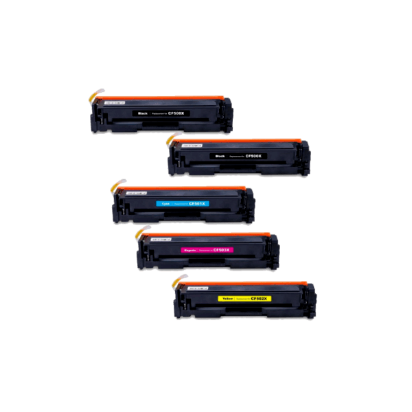 Compatible HP 202X Toner Value Pack High Yield PLUS EXTRA BLACK