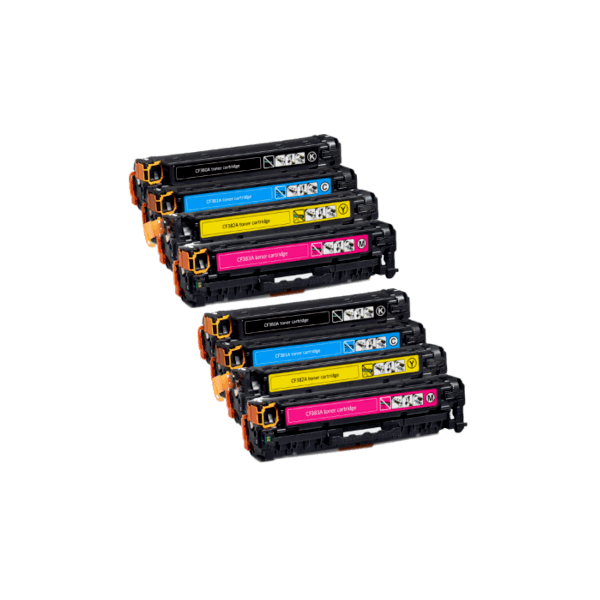 Compatible HP 312X 312A Toner Value Pack (inc high yield black) 2 PACK