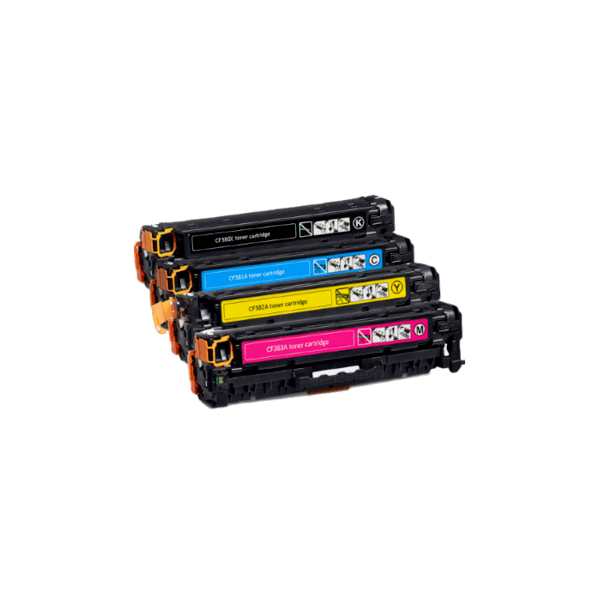 Compatible HP 312X 312A Toner Value Pack (inc high yield black)