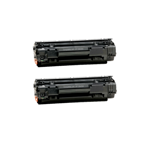 Compatible HP 35A Toner Cartridge CB435A 2 PACK