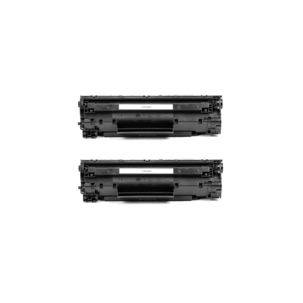 Compatible HP 36A Toner Cartridge CB436A 2 PACK