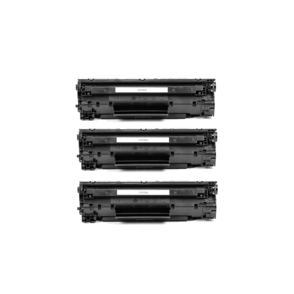 Compatible HP 36A Toner Cartridge CB436A 3 PACK