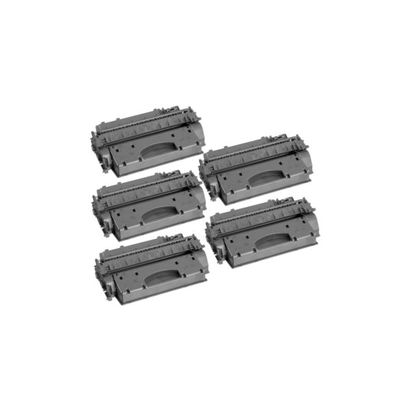 Compatible HP 05X Toner Cartridge CE505X 5 PACK