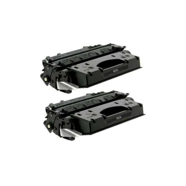 Compatible HP 80X Toner Cartridge CF280X 2 PACK