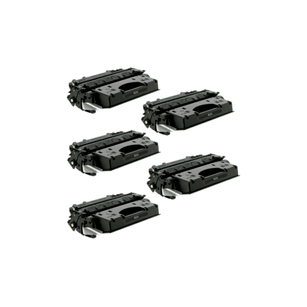 Compatible HP 80X Toner Cartridge CF280X 5 PACK