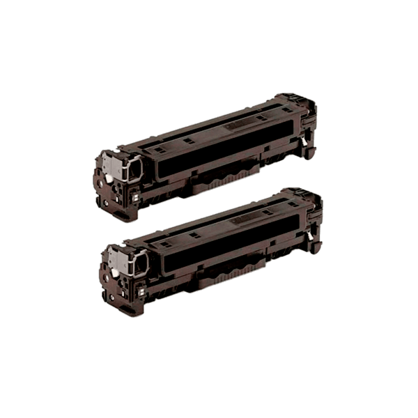 Compatible HP 312X Black Toner Cartridge High Yield CF380X 2 PACK