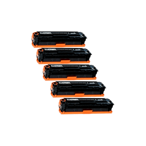 Compatible HP 201X Black Toner High Yield CF400X 5 PACK