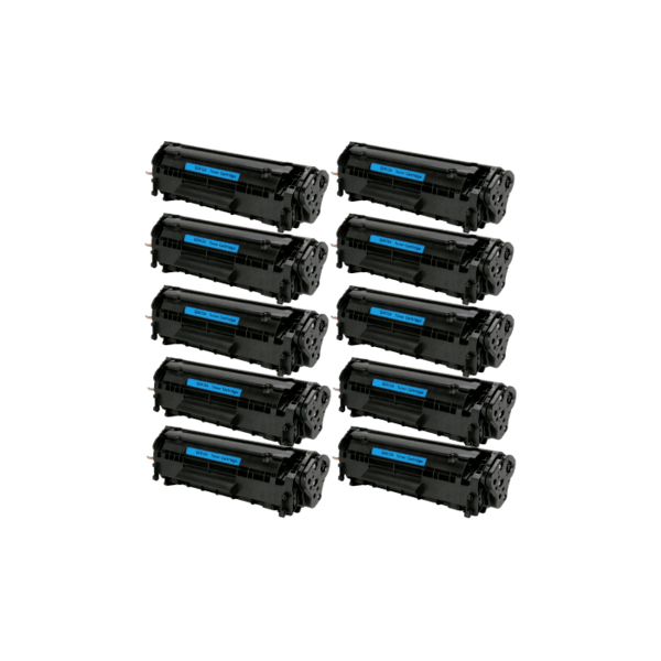 Compatible HP 12A Toner Cartridge 10 PACK Q2612A