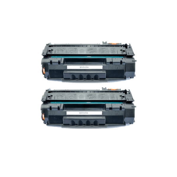 Compatible HP 49A Toner Cartridge Q5949A 2 PACK