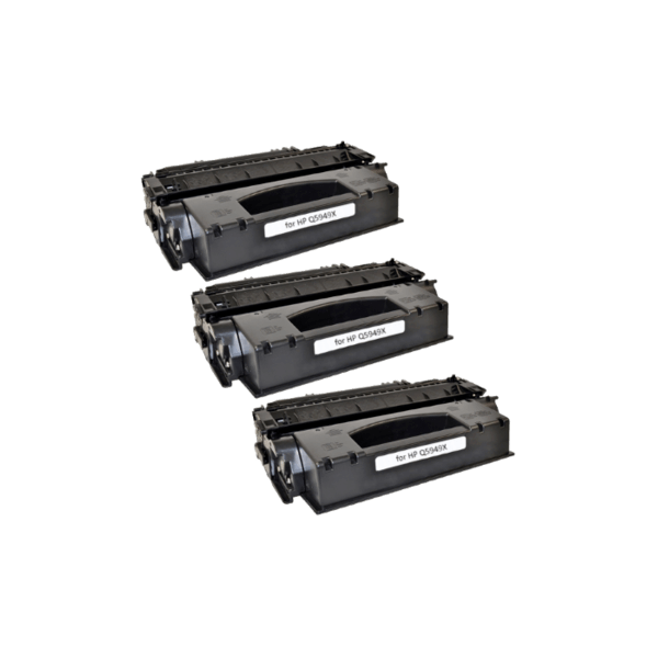 Compatible HP 49X Toner Cartridge Q5949X 3 PACK