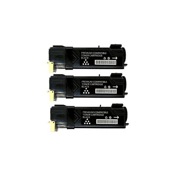 Compatible Dell 1320cn 2130cn 2135cn Black Toner 3 PACK