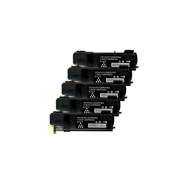 Compatible Dell 1320cn 2130cn 2135cn Black Toner 5 PACK