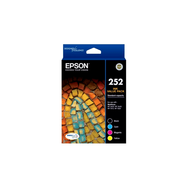 Genuine Epson 252 Ink Value Pack