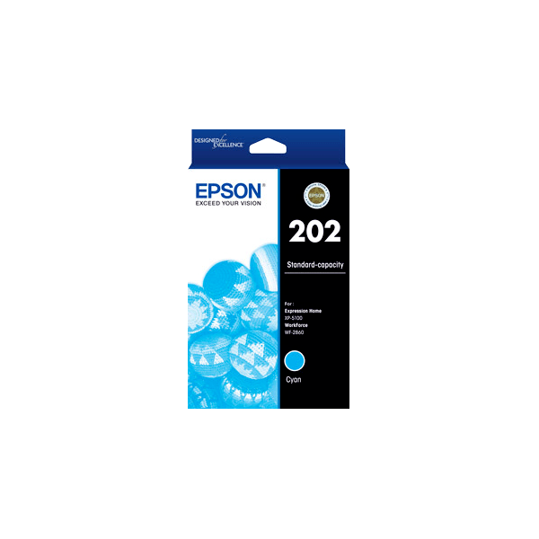 Genuine Epson 202 Cyan Ink