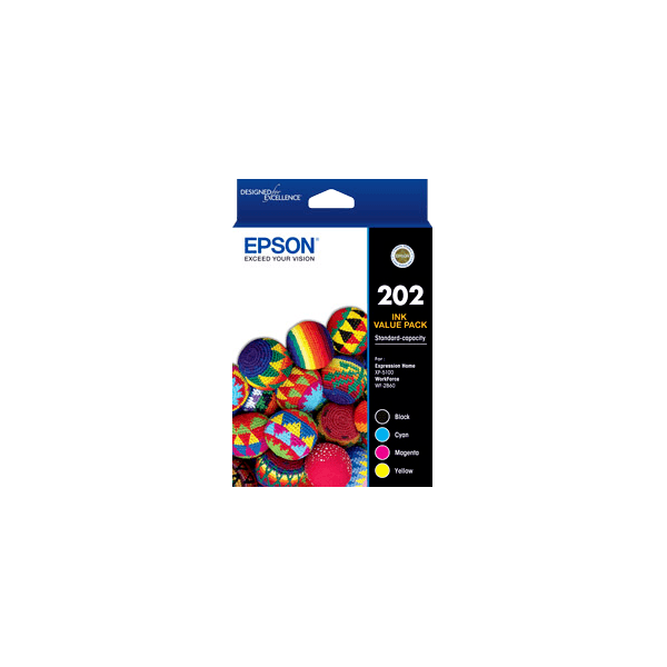 Genuine Epson 202 Ink Value Pack