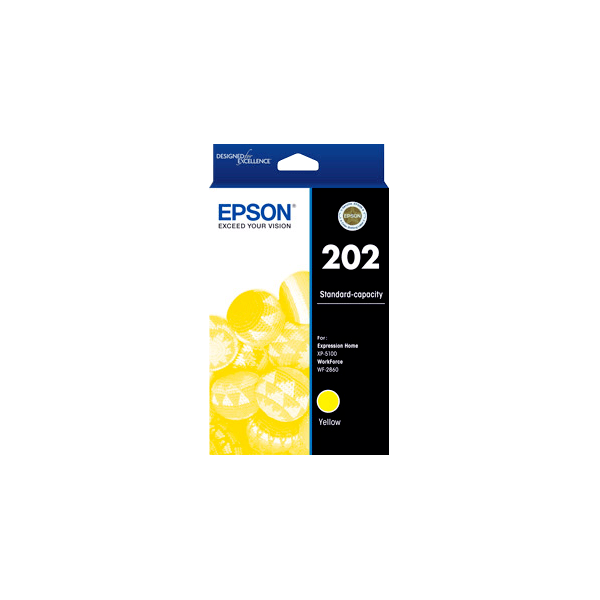 Genuine Epson 202 Yellow Ink