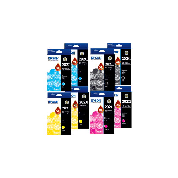 Genuine Epson 202XL Ink Double Value Pack High Yield