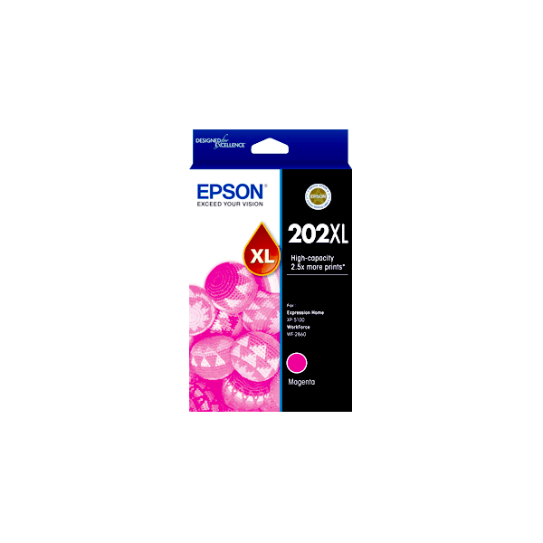 Genuine Epson 202XL Magenta Ink High Yield