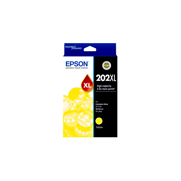 Genuine Epson 202XL Yellow Ink High Yield