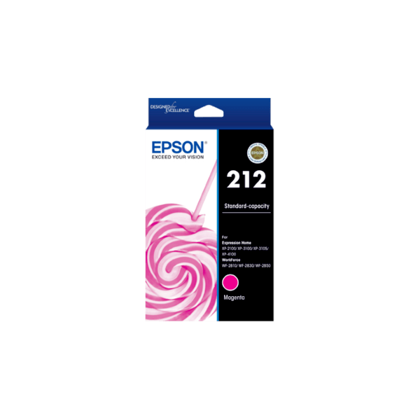 Genuine Epson 212 Magenta Ink