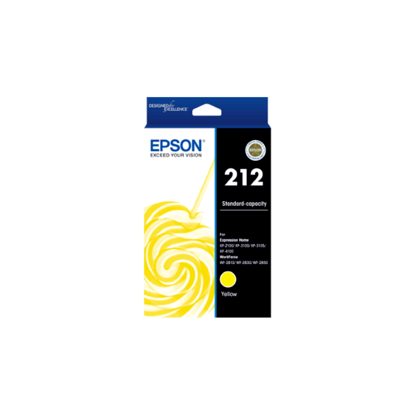 Genuine Epson 212 Yellow Ink