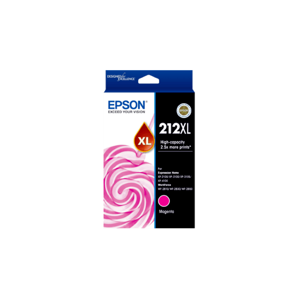 Genuine Epson 212XL High Yield Magenta Ink