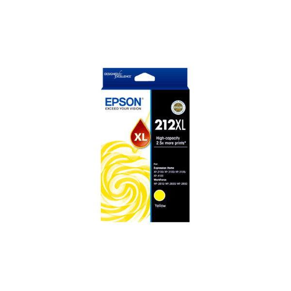 Genuine Epson 212XL High Yield Yellow Ink