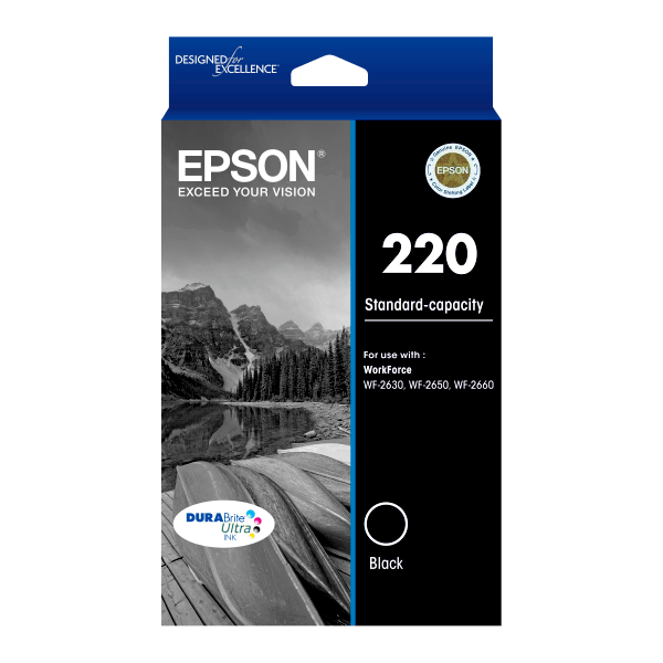 Genuine Epson 220 Black Ink