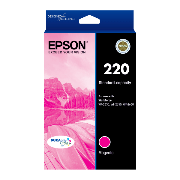 Genuine Epson 220 Magenta Ink