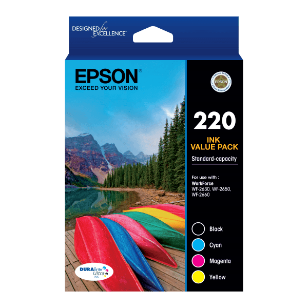 Genuine Epson 220 Ink Value Pack