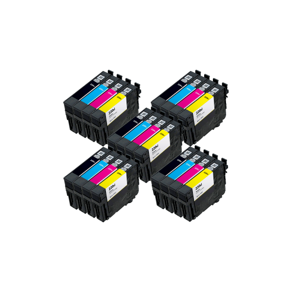 Compatible Epson 220XL 20 Ink Value Pack