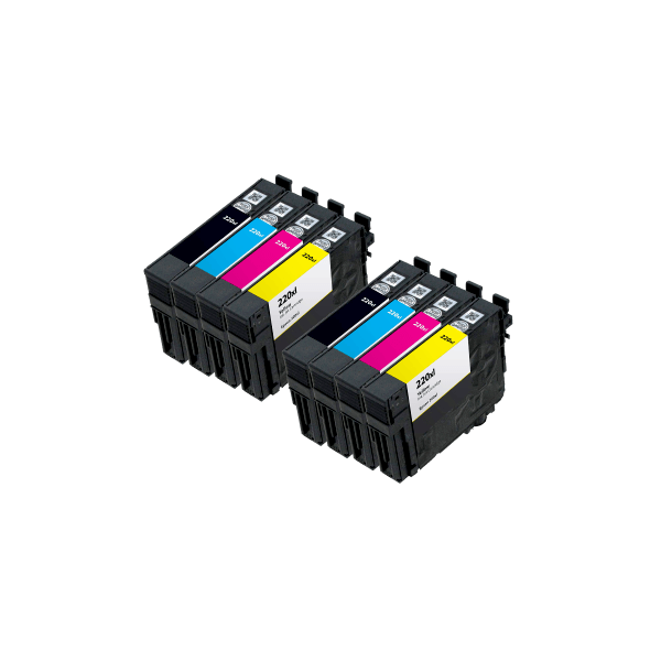 Compatible Epson 220XL Ink Double Value Pack